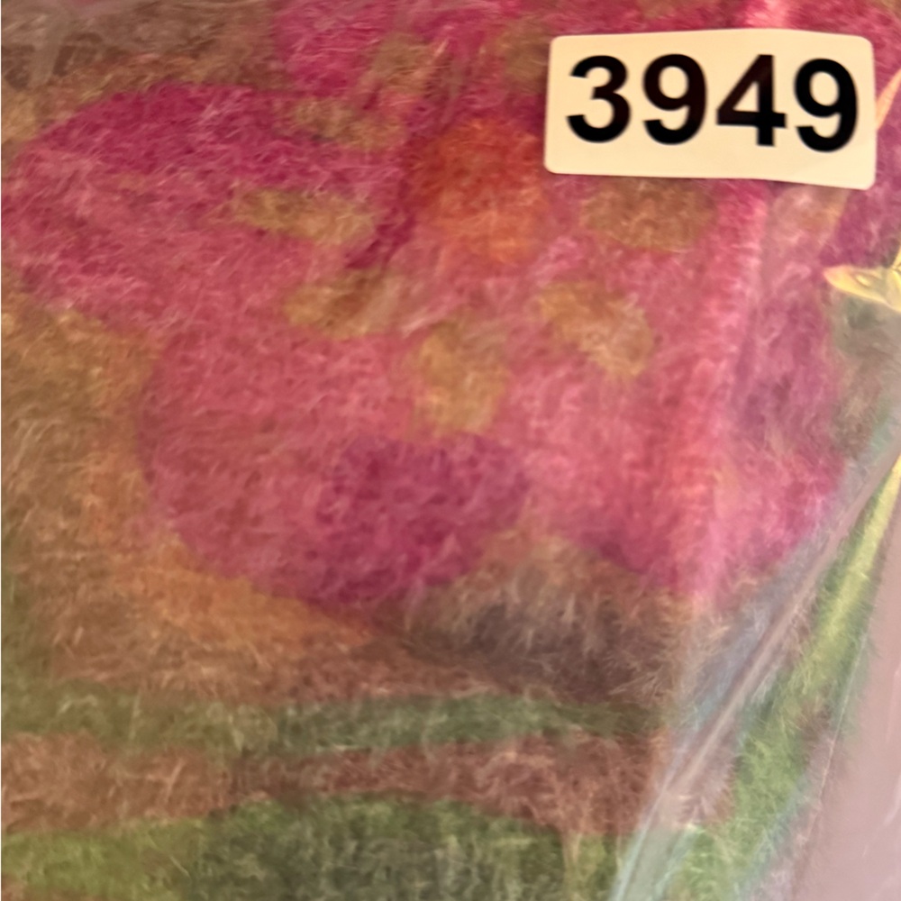 Natural Life Cashmere Like Pullover Floral Sweater - Picture 6 of 6